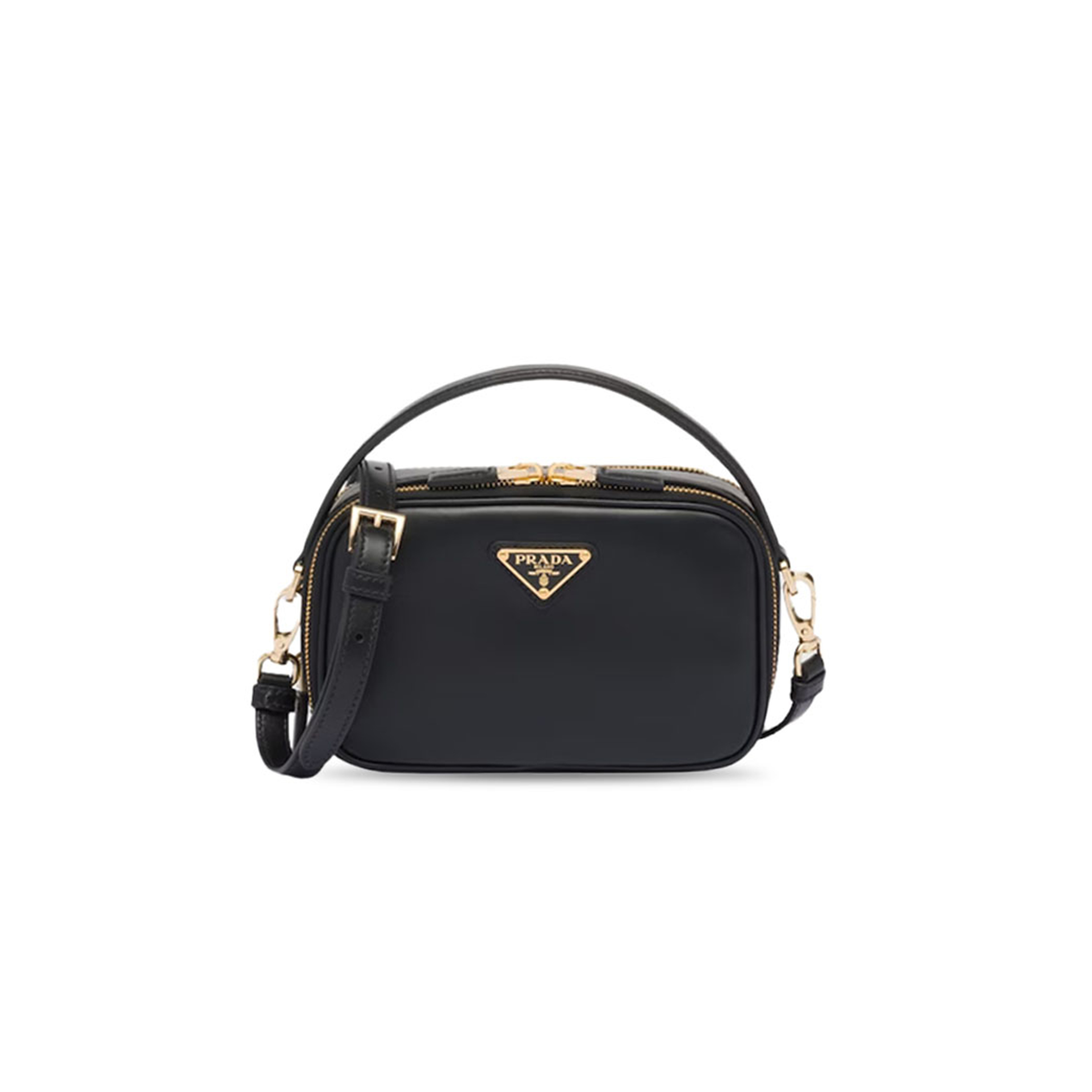 PRADA ODETTE LEATHER MINI BAG 1BH203 (18.5*11.5*6cm)